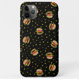 Funda Para iPhone 11 Pro Max patrón de hamburguesa
