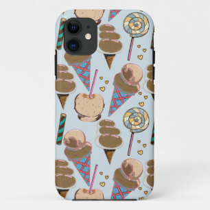 Funda Para iPhone 11 Patrón de helado   Patrón de las lolias   langosta