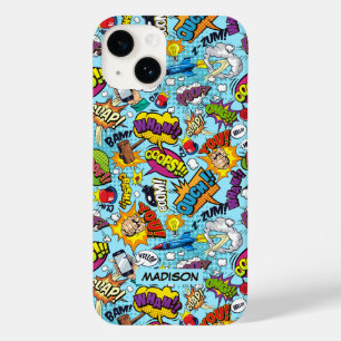 Funda Para iPhone 14 De Case-Mate Patrón de historietas de texto de personalizado