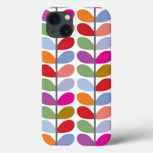 Funda Para iPhone 13 Patrón de hoja colorido