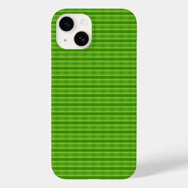 Funda De Case-Mate Para iPhone Patrón de hoja verde (Reverso )
