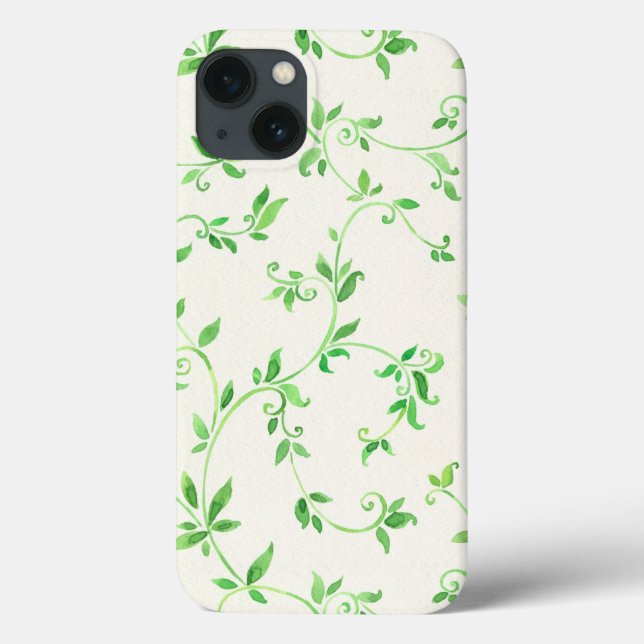 Funda De Case-Mate Para iPhone Patrón de hojas de agua (Reverso)