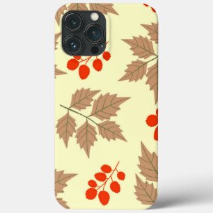 Funda Para iPhone 13 Pro Max Patrón de hojas de caída de color