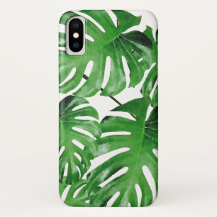 title_seo2 Patrón de hojas de monstera tropical acuarela