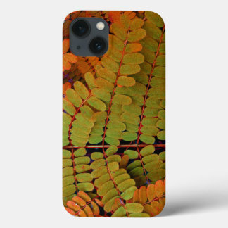 Funda Para iPhone 13 Patrón de hojas pequeñas