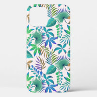 Patrón de hojas tropicales