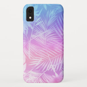 Funda Para iPhone XR Patrón de hojas tropicales irlandesas