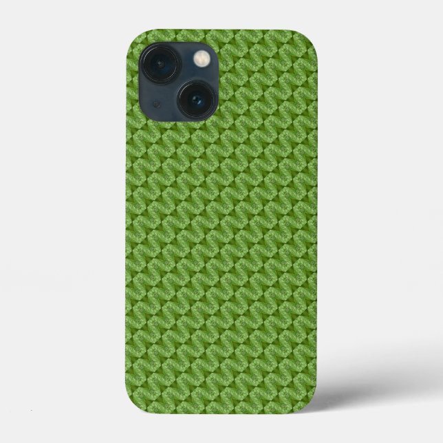 Funda De Case-Mate Para iPhone Patrón de hojas verdes (Reverso )