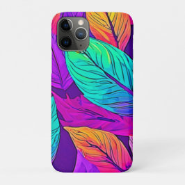 Funda Para iPhone 11 Pro Patrón de hojas vívidas