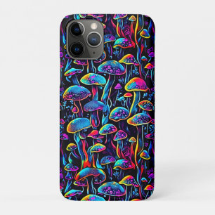 Funda Para iPhone 11 Pro Patrón de hongos Groovy