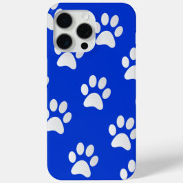 Funda Para iPhone 15 Pro Max Patrón de huella de pata de mascota adorable