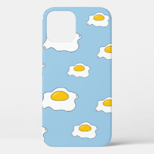 Funda Para iPhone 12 Patrón de huevos revueltos. Tronco vintage sin sol