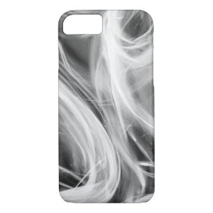 Funda Para iPhone 8/7 patrón de humo giratorio abstracto en negro