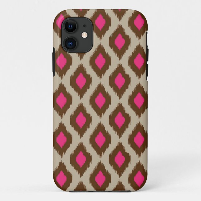Funda De Case-Mate Para iPhone Patrón de ikat moderno (Reverso)