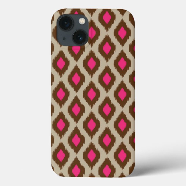 Funda De Case-Mate Para iPhone Patrón de ikat moderno (Reverso)
