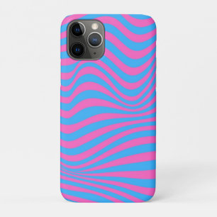 Funda Para iPhone 11 Pro Patrón de ilusión óptica ondulada