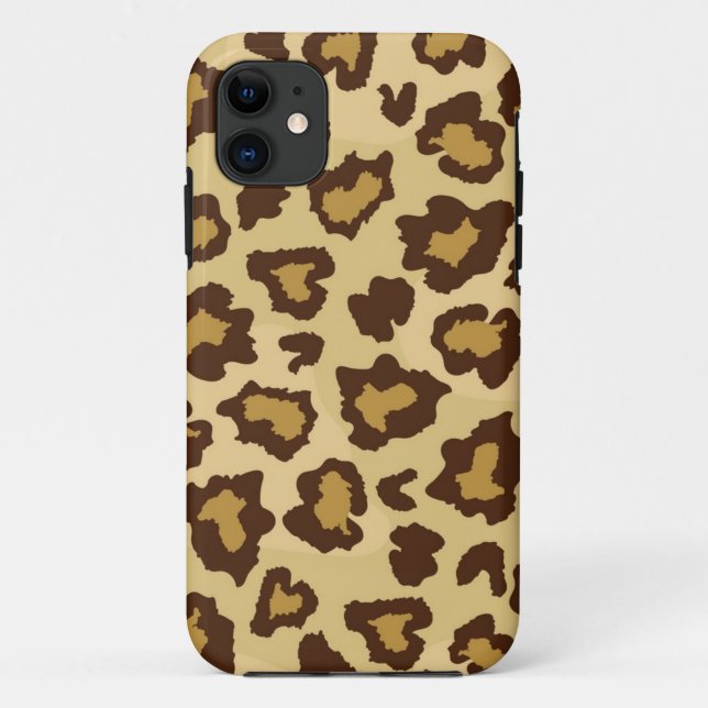 Funda De Case-Mate Para iPhone Patrón de impresión animal (Reverso)