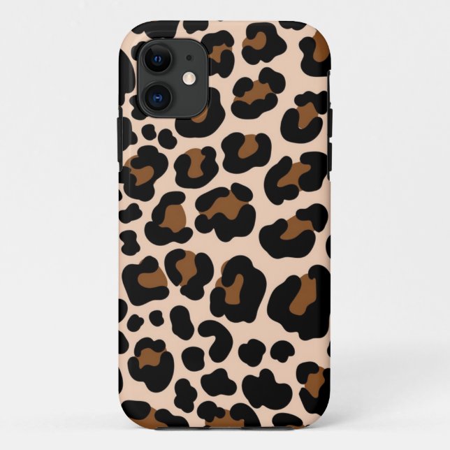 Funda De Case-Mate Para iPhone Patrón de impresión animal (Reverso)
