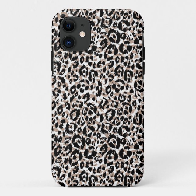 Funda De Case-Mate Para iPhone Patrón de impresión animal (Reverso)