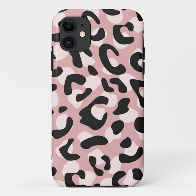 Funda De Case-Mate Para iPhone Patrón de impresión animal (Reverso)