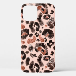 Funda Para iPhone 12 Patrón de impresión de animales de leopardo acuáti