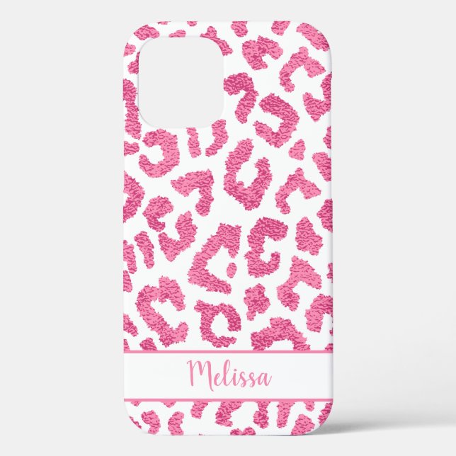 Funda De Case-Mate Para iPhone Patrón de impresión de animales de Leopardo Giral  (Reverso )