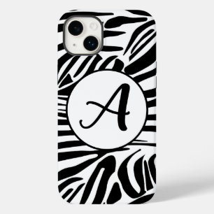 Funda Para iPhone 14 Plus De Case-Mate Patrón de impresión de cebra en blanco y negro atr