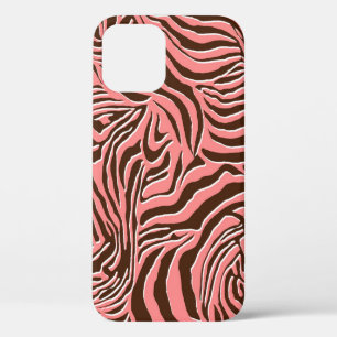 Funda Para iPhone 12 Patrón de impresión de cebra sin foco