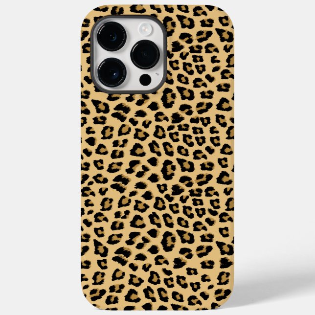 Funda De Case-Mate Para iPhone Patrón de impresión de leopardo (Reverso )