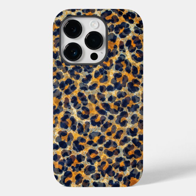 Funda De Case-Mate Para iPhone Patrón de impresión de leopardo (Reverso )