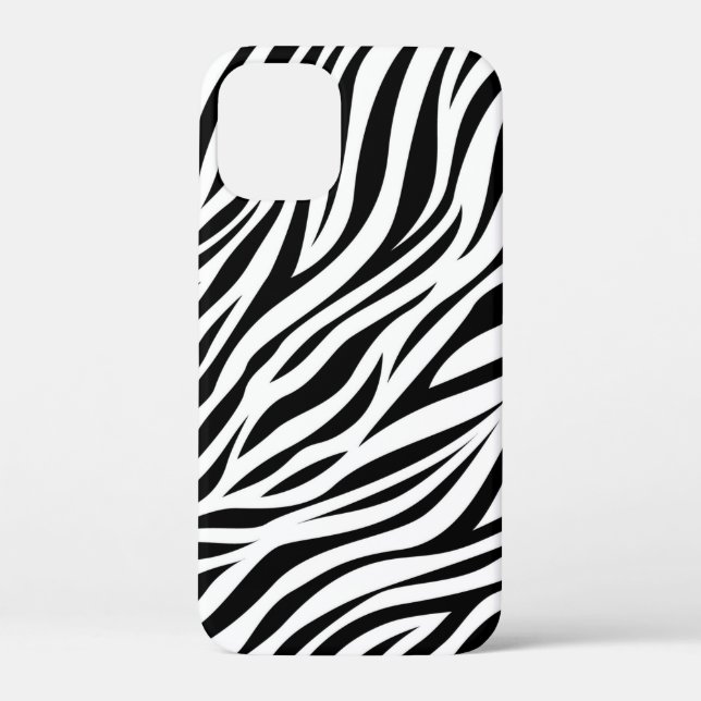 Funda De Case-Mate Para iPhone Patrón de impresión de piel de animal cebra-15391 (Reverso )