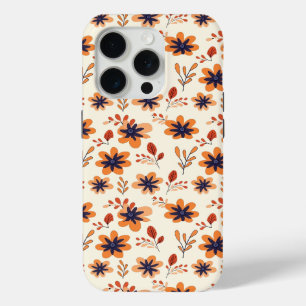 Funda Para iPhone 15 Pro Patrón de infiltración de color de agua caída flor