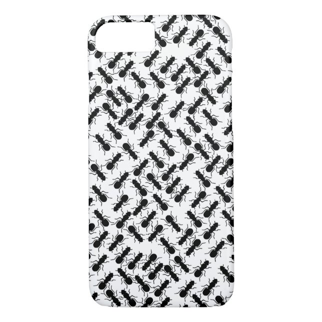 Funda De Case-Mate Para iPhone Patrón de insectos de rastreo de hormigas (Reverso)