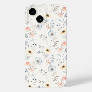 Funda Para iPhone 14 De Case-Mate Patrón de jardín floral de la amapola