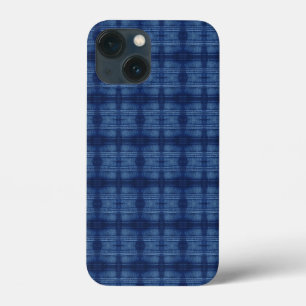 Funda Para iPhone 13 Mini patrón de jeans azules