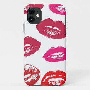 title_seo2 Patrón de Kisses de tendencia luscos labios rosado