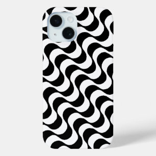 Funda Para iPhone 15 Patrón de la acera de Copacabana