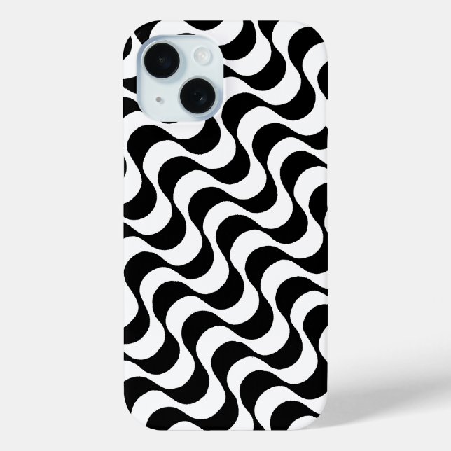 Funda De Case-Mate Para iPhone Patrón de la acera de Copacabana (Reverso )