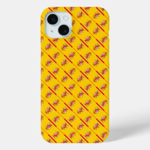 Funda Para iPhone 15 Mini patrón de la bandera de España