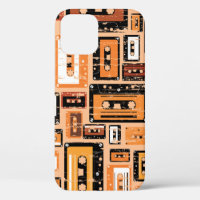 Patrón de la cinta de cassette retro sin problemas