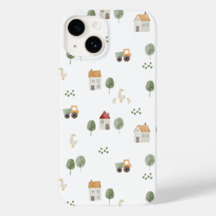 Funda Para iPhone 14 De Case-Mate Patrón de la granja de acuarela de corte