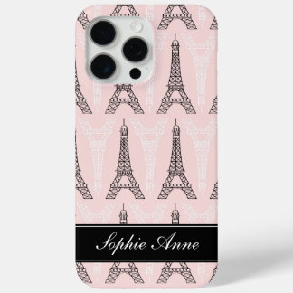 title_seo2 Patrón de la Torre Eiffel Rosa de moda