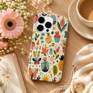 Funda Para iPhone 14 Pro Max De Case-Mate patrón de lazo y cereza 