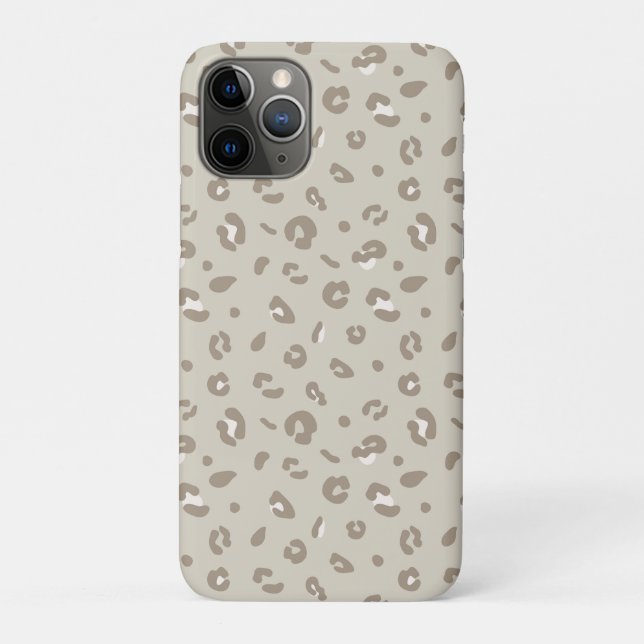 Funda De Case-Mate Para iPhone Patrón de leopardo (Reverso)