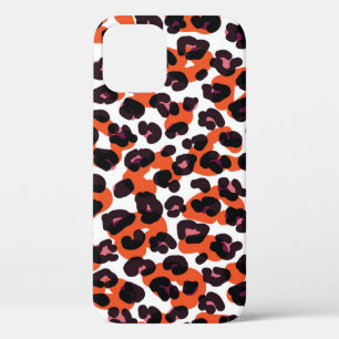 Funda Para iPhone 12 Patrón de leopardo colorido: Diseño sin foco.