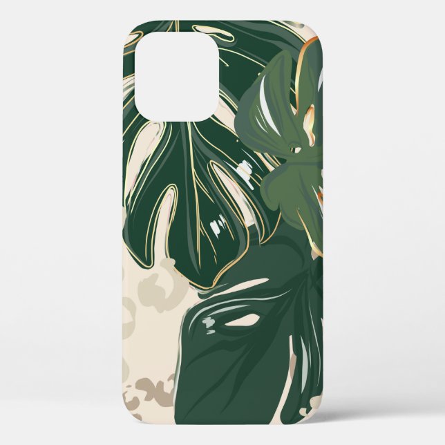 Funda De Case-Mate Para iPhone Patrón de leopardo, diseño sin fisuras de impresió (Reverso )