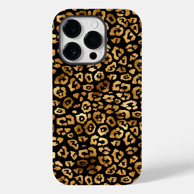 Funda De Case-Mate Para iPhone Patrón de leopardo premium (Reverso )