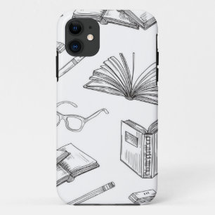 Funda Para iPhone 11 Patrón de libro
