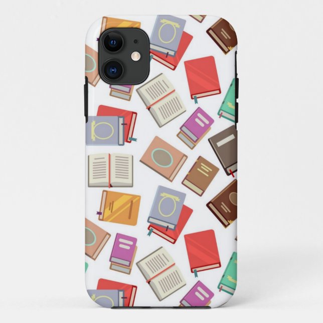 Funda De Case-Mate Para iPhone Patrón de libro (Reverso)