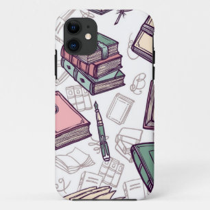 Funda Para iPhone 11 Patrón de libro